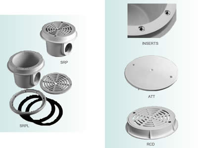 MAIN DRAINS FOR RESIDENTIAL POOLS Ø 200 MM